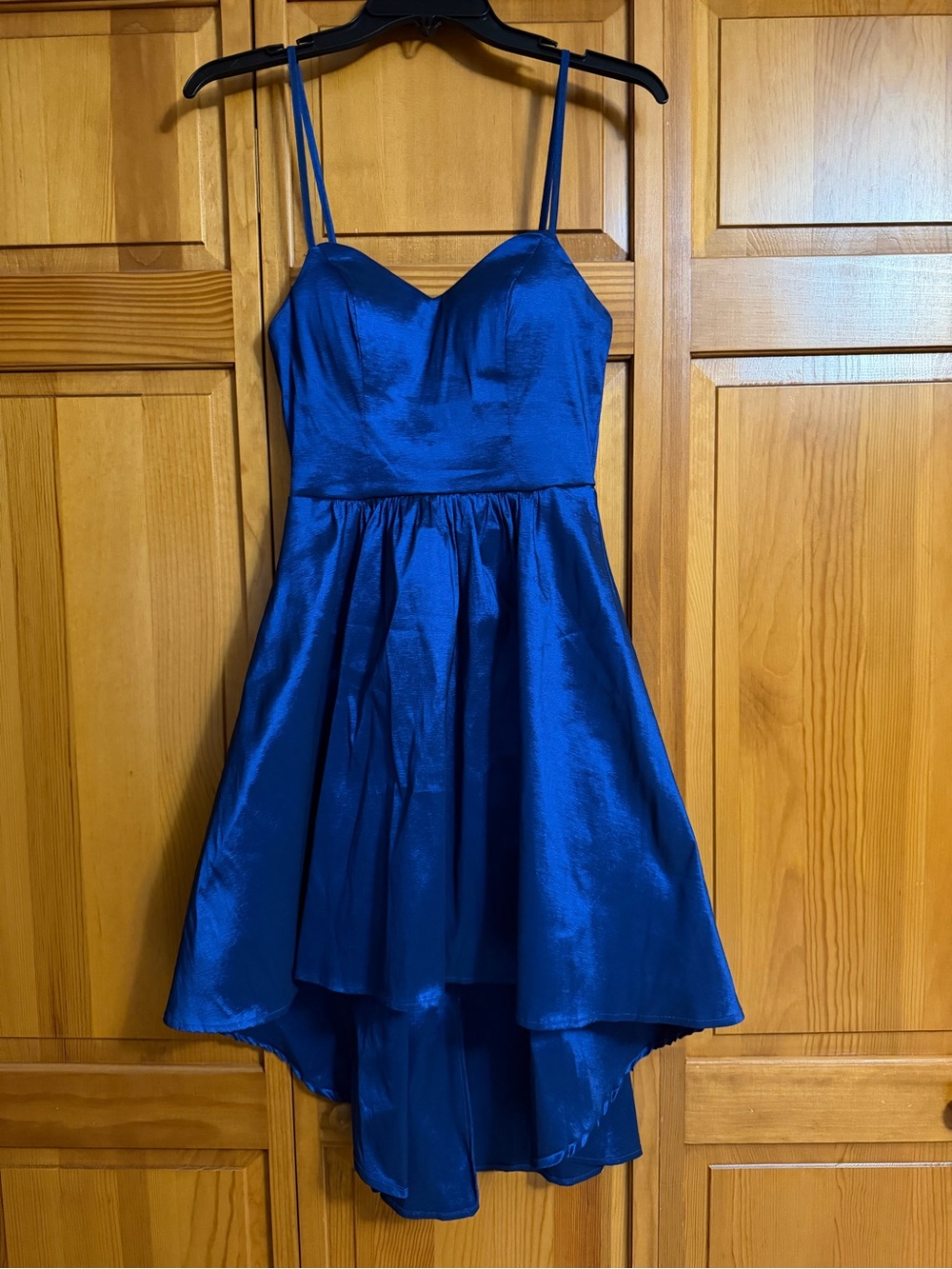 Royal Blue High-Low Party Dress